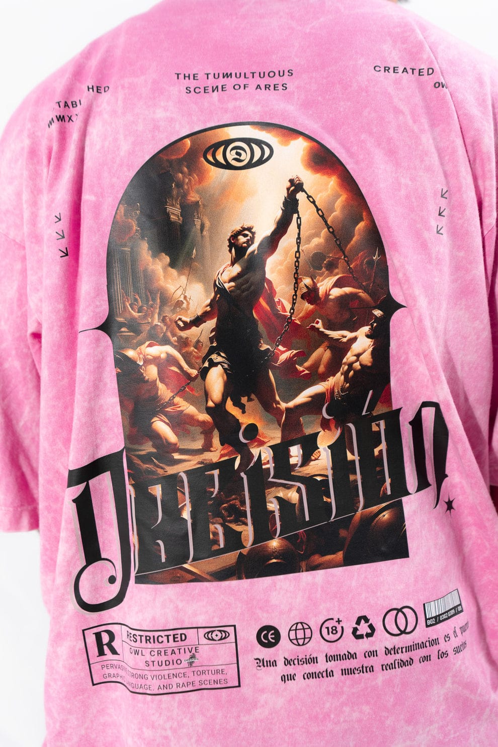 camiseta decisión wash