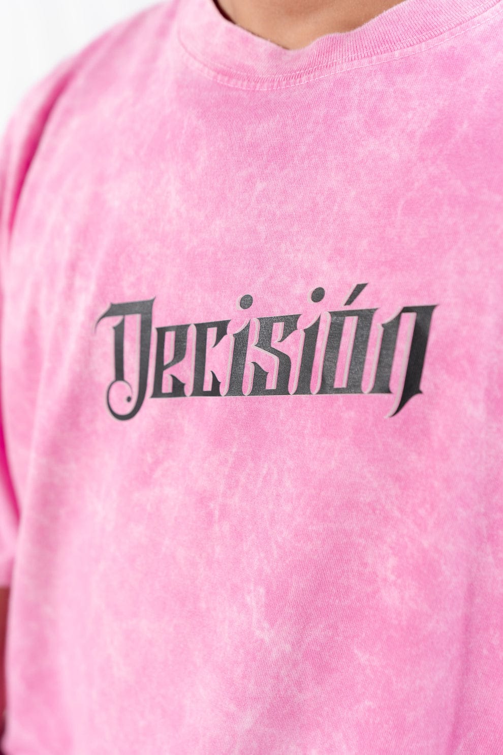 camiseta decisión wash