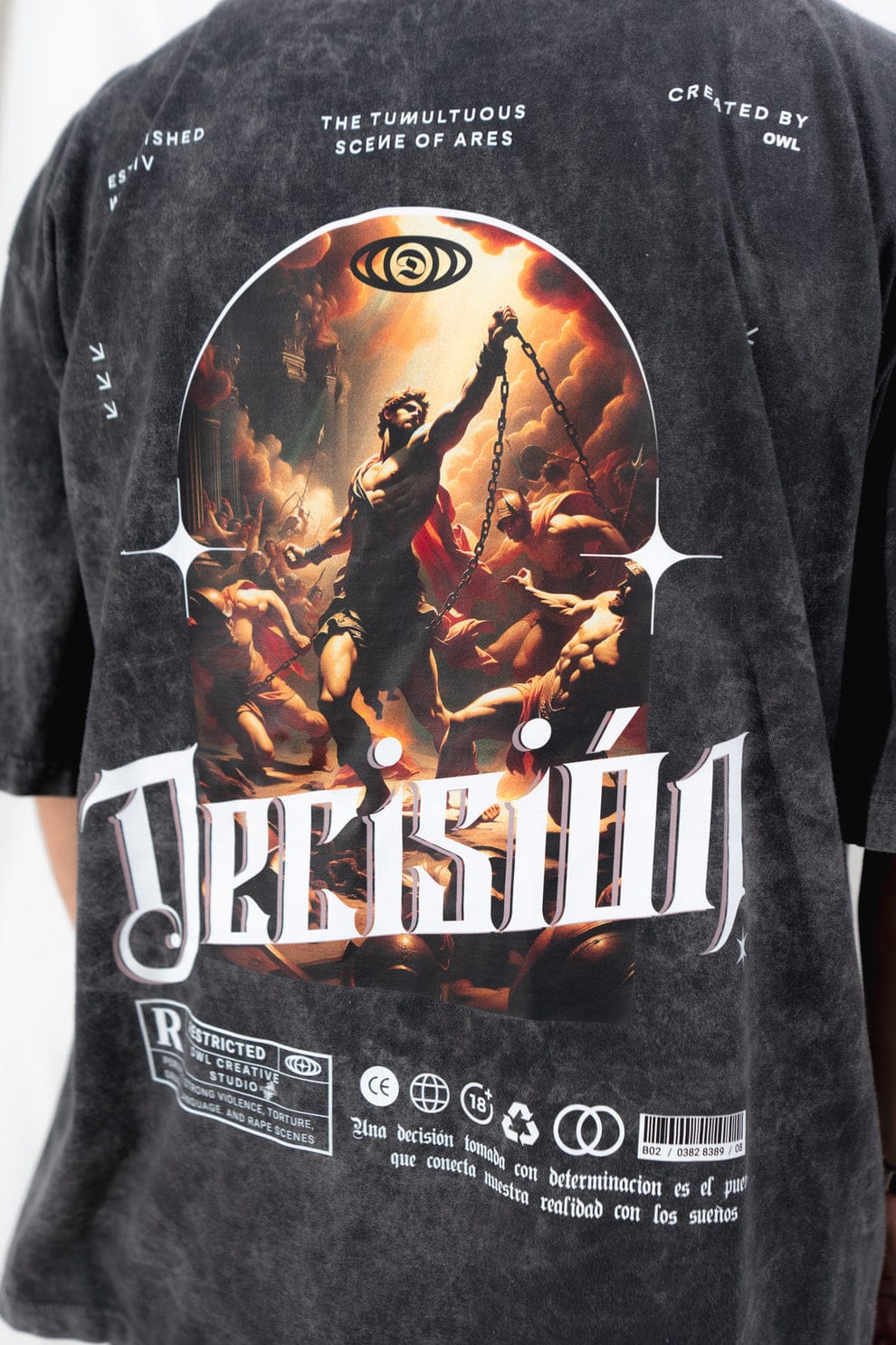 camiseta decisión wash
