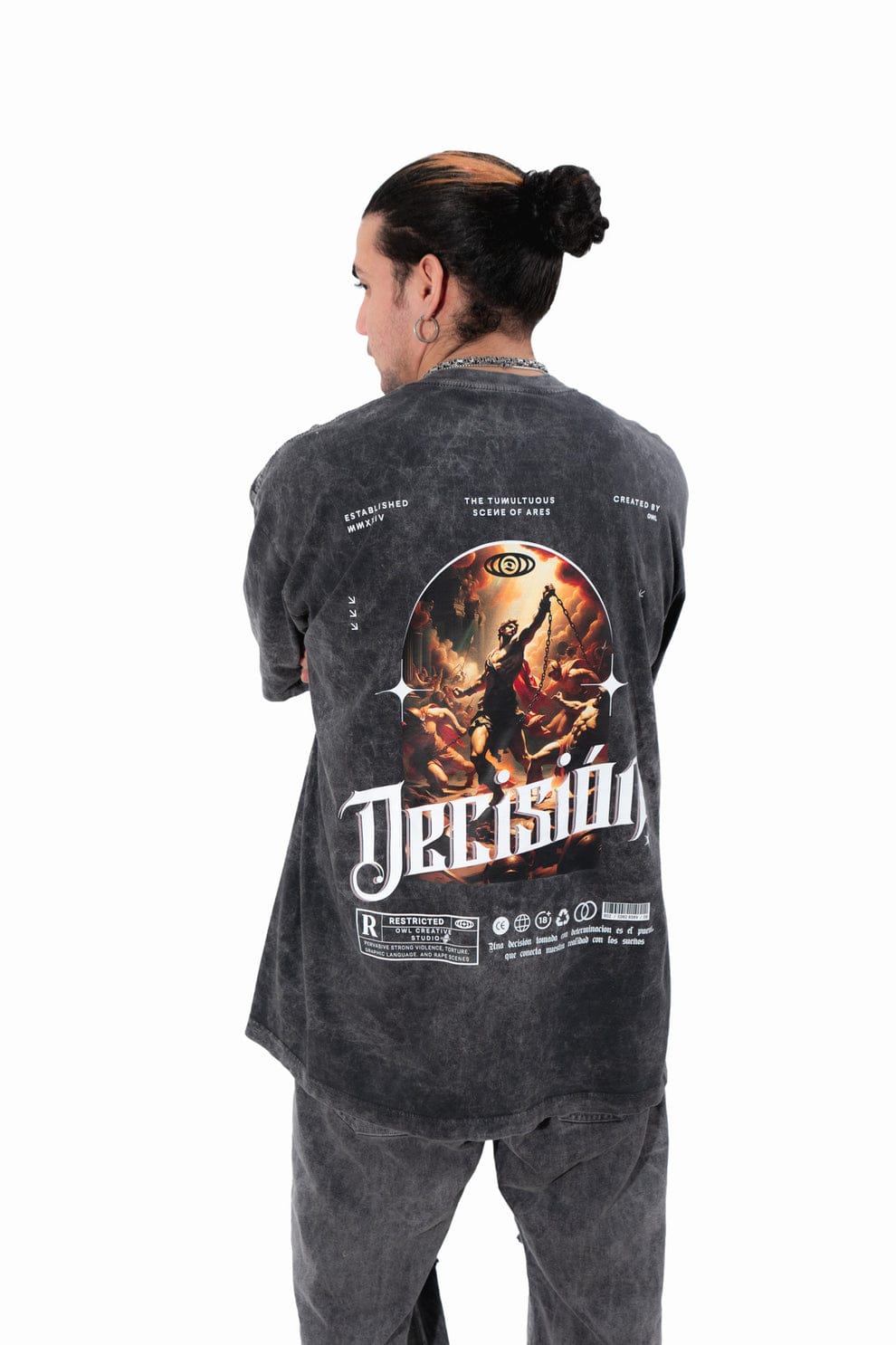 camiseta decisión wash
