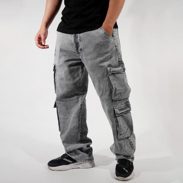 JEAN 4 BOLSILLOS GRIS PERLA